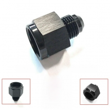 Black Aluminum AN8 Female to AN6 Male Flare Adapter Fitting Reducer