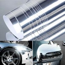 10/20/30x152cm Newest High stretchable mirror silver Chrome Mirror flexible Vinyl Wrap Sheet Roll Film Car Sticker Decal Sheet