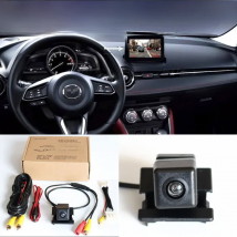 FOR Mazda 2 Hatchback 5 Doors Mazda2 DEMIO DJ 2014~2023 HD Car Rear View Camera 28 Pin Adapter Cable Original Monitor Compatible
