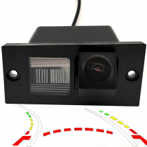 AHD Fisheye 12LED Dynamic Trajectory Car Rear View Camera For Hyundai H1 TQ Cargo Travel i800 iMax iLoad H300 H100 Grand Starex