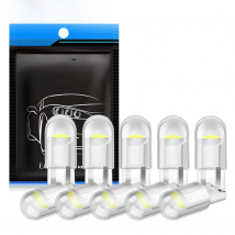 10Pcs T10 W5W LED Bulb WY5W 168 194 LED Car Interior Dome Lights Wedge Parking License Plate Lamp Auto 12V White Red Yellow Blue