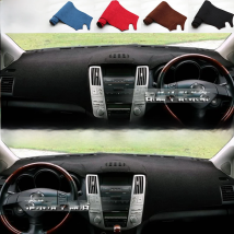 Car Styling Suede Leather Dash Mat Covers Dashmat Dashboard Accessory For Lexus RX 330 300 350 400h RX300 RX330 RX350 2003-2008