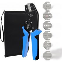 SN-58B Replaceable Jaw Crimping Pliers 7.5 Inch Electrician Labor Saving Tool Spring Blade Terminal Crimping Pliers