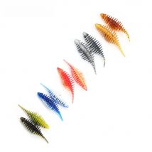 VOLIN NEW 10pcs Trout Fishing Lure 50mm 1.5g Silicone Bait Rubber Artificial Fake Bait Fishing Baits Shad Wobblers Swimbait