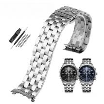 For Citizen stainless steel Curved Watchband 21mm Bracelet For Citizen Solar AT2140-55 AT2149-85X AT2145 Arc Watch Strap Men