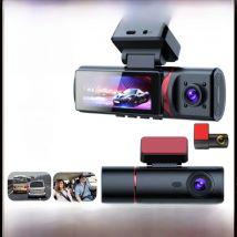 3 Channel Car DVR UHD 4K 3-Lens Inside Vehicle Dash Cam Three Way Camera DVRs Recorder Video Registrator GPS Dashcam Camcorder