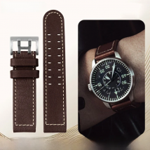 For Hamilton Khaki aviation Watch H77616533 H70615733 Watch Strap Genuine Leather jazz field Men WatchBand 20 22 Military Style