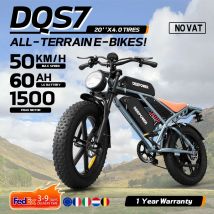 [Formularz wysyłkowy UE] Rower elektryczny DEEPOWER QS7 z oponami typu fat bike 20 cali, bateria 48V35Ah, rower górski elektryczny dla dorosłych mężczyzn i kobiet, prędkość 50 km/h