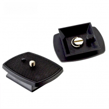 Camera Plate 35mm 43mm 3 Way Tripod Head Base Mounting Quick Release Plate Portable With 1/4 Inch Screw For Yunteng Dslr