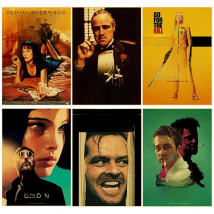Classic Movie Metal Signs Tin Plate Pulp Fiction Plaque Poster Vintage Wall Decor for Bar Pub Club Man Cave 20x30cm