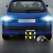 2pcs LED Reverse Light Bulb Lamp P21W BA15S 1156 For Peugeot 106 1007 206 207 2008 306 307 308 SW 406 407 607 806 807 508 5008