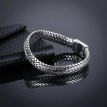 Ancient Silver color Fashion Punk Buddha Bracelet for Women DIY Bracelets & Bangles Charms Bracelets Men Pulseira Jewelry Gifts