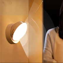 360 Rotated PIR Motion Sensor LED Night Light Wall Lamps Rechargeable  Under Cabinet Light Wireless Closet Night Lamp