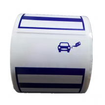 2" 50mm Next Service Due Car Stickers Self-adhesive Car label for Automobile Maintenance Kitchen Refrigerator Sticker Roll
