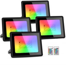 Rgb Led Floodlight Reflector Outdoor Lighting Ac 220V/110V 30W 50W 100W Ip66 Waterproof Rgb Spotlight Lamps Landscape Lighting