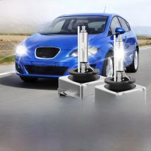 35W HID Xenon Bulb D1S Headlight 10000LM Bright Auto Lamp Replacement 6000K For Seat Leon II 1P 2009 2010 2011 2012