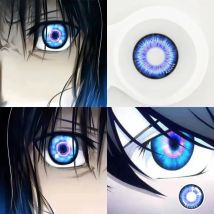 KSSEYE Legend blue Cosplay Colored Contacts Lens Cosplay Anime Eyes Lenses Halloween Contact Lenses For Eyes