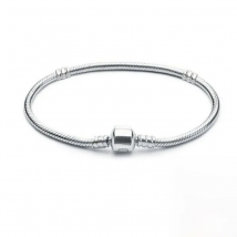 925 Sterling Silver Snake Chain DIY Charm Bracelet for Women Gift Jewelry with Bracelets for Women браслет серебряный