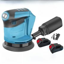 125mm Cordless Random Orbital Sander, Compatible with Makita 18V Battery, Orbital Sander with 12PCs Sanding Sheets and Dust Bag