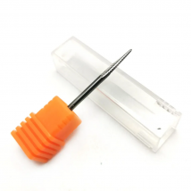HYTOOS Cone Cuticle Clean Carbide Bits for Nails 3/32" Rotary Manicure Drill Accessories