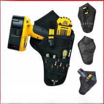 Portable Heavy Duty Drill Holster Electrician Tool Bag Drill Chuck Belt Storage Pocket For Cordless Drill Professional Tool Bag