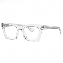 Peekaboo transparent glasses frame for men TR90 high quality brown computer square glasses for women acetate female gift items