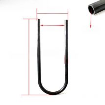 1" 7/8" Tube Motorbike Long Rear Seat Hoop Frame Loop for Cafe Racer Honda CB750 CB900 Suzuki GS Yamaha XJ XS SR125/250/400/500