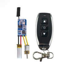Mini motor Remote Control Switches Small Tiny Motor Forwards Reverse Stop Up Down Stop RX TX 433 magnet Coil Remote Switch