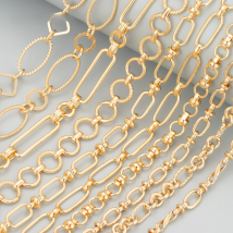GUFEATHER,1m/lot,C54,diy chain,jewelry accessories,pass REACH,nickel free,18k gold plated,copper,diy necklace,jewelry making