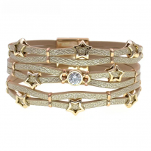 WELLMORE star bracelets for women Bohemia leather bracelets fashion wrap bracelets magnet bracelets Female jewelry wholesale