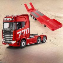 Huina 770S New Heavy Duty Truck Trailer R/C Truck flatbed Trailer  1/18 Scale Remote Controlled Car Engineering Car Toys Gift