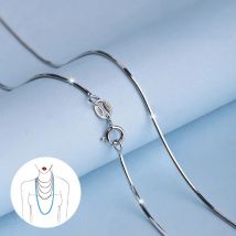 Wholesale Pure 925 Sterling Silver Classic Basic Chain,Gold/ silver 1mm Snake Chain Necklace 50cm,55cm,60cm Fine s925 Jewelry