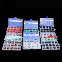 O Ring Kit Silicone Rubber O Ring Set Seal VMQ NBR FKM Sealing Oring kit Nitrile Washer Rubber Rings Set Assortment Box