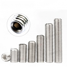 ZONSANTA Grub Screw M2 M2.5 M3 M4 M5 M6 M8 DIN916 304 stainless Hex Hexagon Socket Allen Cup Point DIY Set Door handles Bolt