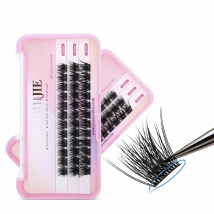 Newest YUANZHIJIE 36 Volume DIY Strip Mink Eyelash Extensions Natural Segmented Clusters Eyelashes Individual Lashes Makeup