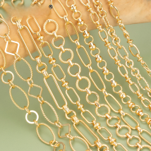 YEGUI C54,18k gold plated,0.3 microns,jewelry accessories,goldon chain,jewelry making,jewelry findings,diy chain necklace,1m/lot