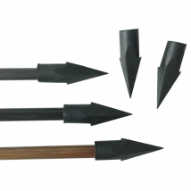 10pcs Archery Broadhead Target Arrow Head Rubber Blunt Target Point Arrowhead Field Tips For Carbon Fiberglass Bamboo Wood Arrow