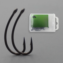 20PCS Top Class Carp Hook Kurv Shank PTFE Coating Carp Fishing Hook Barbed Carp Coarse Fishing Tackle Size 2 4 6 8