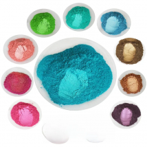 Pearl Powder Pigment 50g Mica Powder for Craft Paper Arts Car Paint Soap Eyeshadow Fishing Rod Nail Decoration Colorful Powder