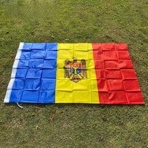 90*150cm  Moldova flag  Polyester Hanging National  banner  Indoor Outdoor Home decoration
