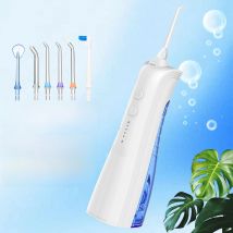 h2ofloss Oral Irrigator Dental Portable Water Flosser Electric Water Pick Jet Teeth Braces Cleaner Rechargeable Home Travel
