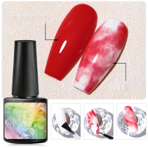 Mtssii Blossom Gel Nail Art Transparent Blossom Nail Polish Blooming Smook Effect Flower Gel Polish Soak off UV Nail Glue Gel