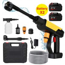 70Bar Cordless ad alta pressione leva di lavaggio pistola ad acqua a spruzzo lavaggio auto lavatrice ad acqua a pressione per batteria Makita 21V