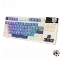 RK ROYAL KLUDGE S85 Gasket Russian Mechanical Keyboard 2.4G Wireless/Bluetooth/USB 75% RGB Hot-Swappable Gaming Keyboard