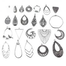 10pcs Vintage Water Droplets Charms For Earring Making DIY Earring Making Findings Accessories Earring Parts