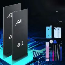 PINZHENG Real High Capacity Battery For iPhone X XR XS 11 12 13 Mini Pro Max Promax Replacement Bateria Warranty One Year