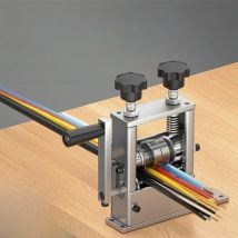 Manual Wire Stripper Machine for 1-17mm Scrap Copper Cables Recycling，Drill Powered Cable Stripper for DIY Cable with 6 Channels