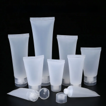 50pcs/lot 5ml 10ml 15ml 20ml 30ml 50ml 100ml Clear Plastic Soft Tubes Empty Cosmetic Cream Emulsion Lotion Packaging Containers