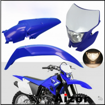 Universal Plastic Motocross Headlight Headlamp Front & Rear Motorcycle Fender Mud Guard For Yamaha YZ YZF TTR WR 450 250 230 125