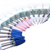 Ceramic Nail Drill Bit Cone Milling Cutters for Manicure Rotate Burr Electric Pedicure Files Gel Polish Remover Tool Accessories